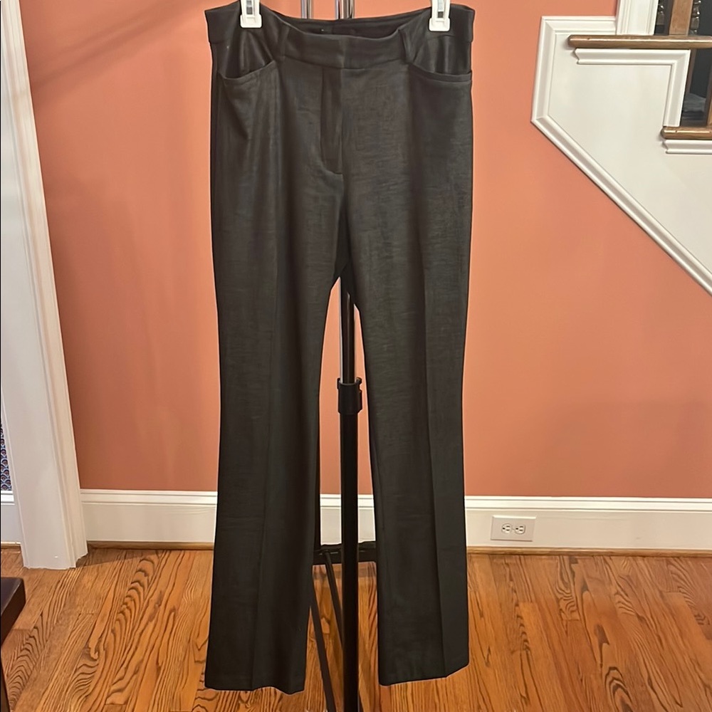 Express Black Columnist Barely Boot High-Rise Trousers 10L